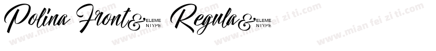 Polina Front1 Regula字体转换